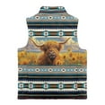 thumbnail image 5 of Uorisanigo Unisex Kids Fleece Jacket Vest Casual Lightweight Sleeveless Aztec Highland Cow Jacket Full Zip Puffer Vest Girls Boys Outdoor Layering Fall Fashion Outfits Clothes, 5 of 7