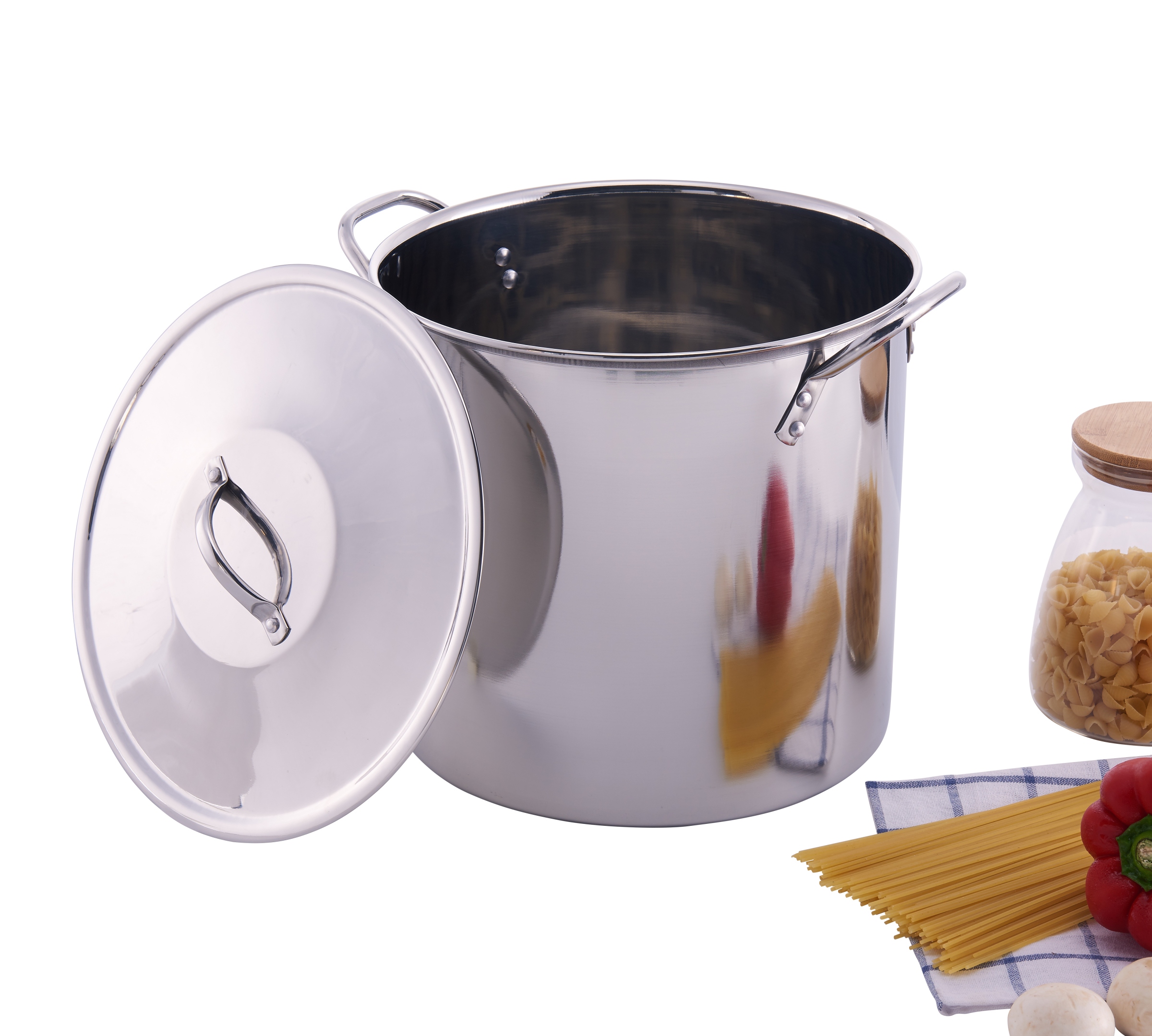 Mainstays 16-Qt Stainless Steel Stock Pot with Metal Lid - image 4 of 4