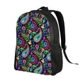 thumbnail image 2 of Balery Watercolor Floral Paisley Mochila - Mochila Estilosa y Duradera para Laptop de 15 Pulgadas con Tela Oxford Impermeable, 2 of 8