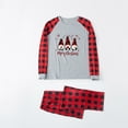 thumbnail image 2 of Family Christmas Pjs Two Piece Sleepwear Set Long Sleeve T-Shirts and Pants Holiday Nightgowns with Merry Christmas, 2 of 6