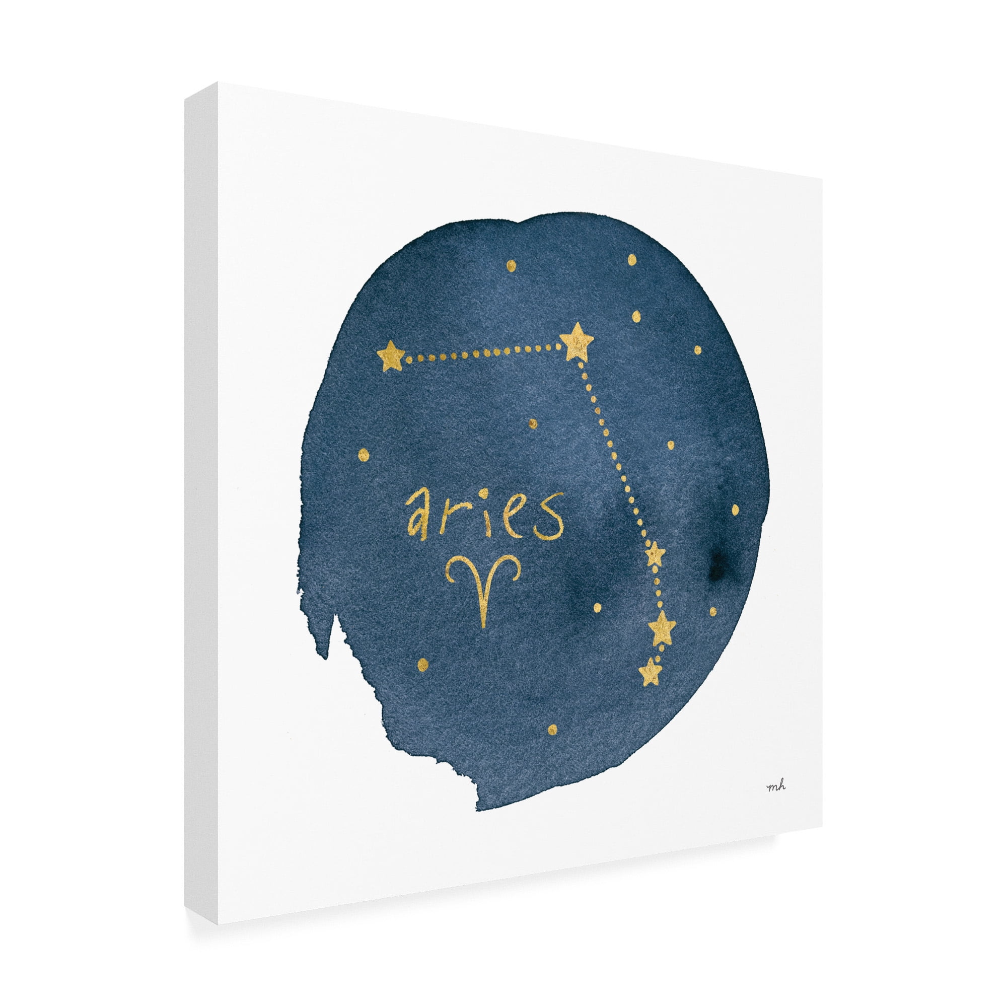 Trademark Fine Art 'Horoscope Aries' Canvas Art by Moira Hershey