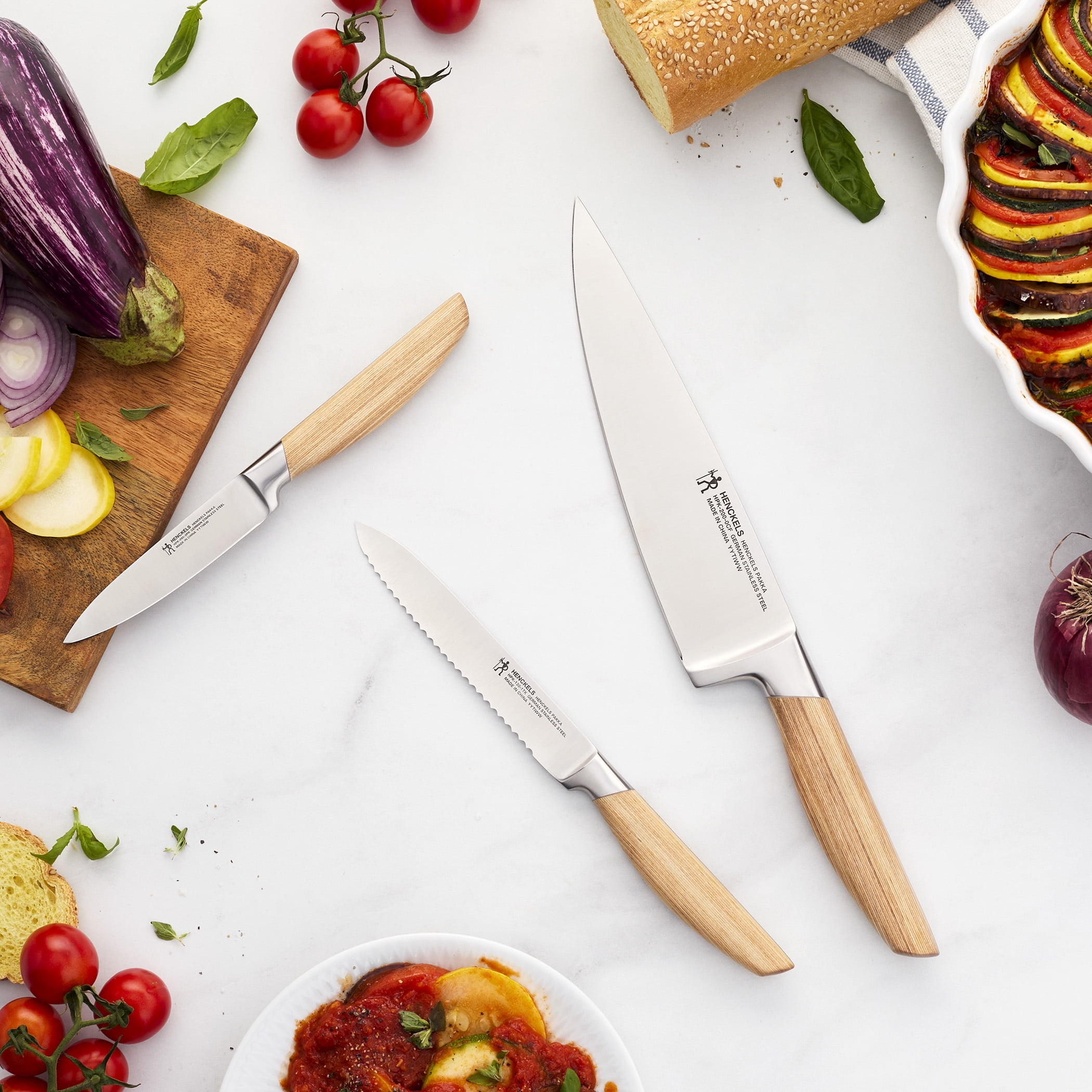 Henckels Pakka 3-pc Starter Knife Set