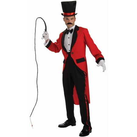 Adult Circus Ringmaster Or Magician Costume Bundle Standard Large