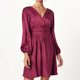 thumbnail image 1 of WILLBEST Vestido De Verano Para Mujer, Vestido Informal Con Cuello En V Y Mangas Para Uso Diario, Básico, Color Sólido, Fluido, Cómodo, Para Primavera, Verano Y Otoño, 1 of 3