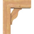 thumbnail image 3 of Ekena Millwork 7 1/2"W x 20"D x 24"H Funston Block Smooth Bracket w/ Offset Brace, Western Red Cedar, 3 of 25