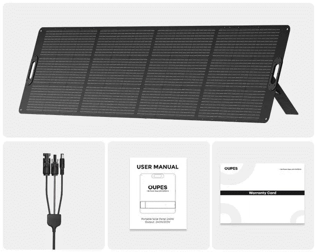 OUPES 100w Solar Panel Solar Generator Portable Foldable for Power Station Camping