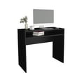 thumbnail image 5 of Black Computer Desk 30.6"H w/ Shelf - Engineered Wood Home Office Desk, Compact Black Design, Easy Assembly, Durable for Small Spaces, 5 of 7