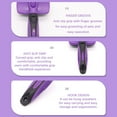 Blueek Pet Grooming Brush Self Cleaning Hair Brush for Dogs & Cats