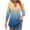 Khaki, variant on Womens 3/4 Sleeve Tops V Neck Dress T Shirt Casual Fall Gradient Color Fashion Tunic Tops