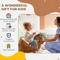 thumbnail image 2 of Qaba Baby Rocking Horse,Plush Animal Rocker with Sound,Wooden Base,& Safety Belt for Ages 18-36 Months,Brown,Brown Polyester Toys Kids Bikes Riding Toys, 2 of 10