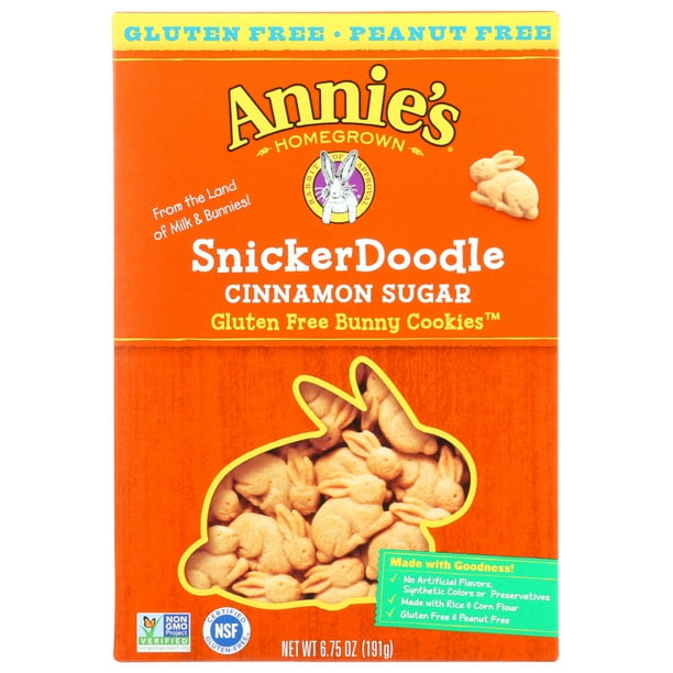 Annie's Snickerdoodle Bunny Grahams, Gluten Free, 6.75 oz