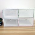 thumbnail image 3 of Transparent Plastic Shoes Storage Box Drawer Box Shoes Storage Case Home Organizer Sneaker Organization Cabinet, 3 of 10