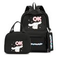 thumbnail image 1 of 3Pcs/set Sanrio Cinnamoroll Backpack Teenager Girl Backpack Schoolbag with Lunch Bag Bookbag Rucksack Comfortable Travel Bag, 1 of 7