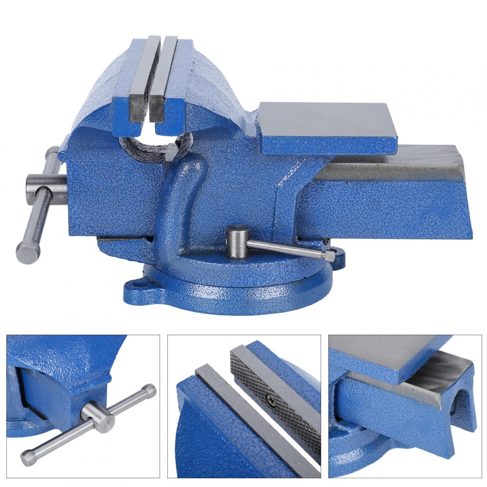 Table Vise Anvil Tool Drilling Machines Accessory Forging Jaw Cast Iron 8-Inch 