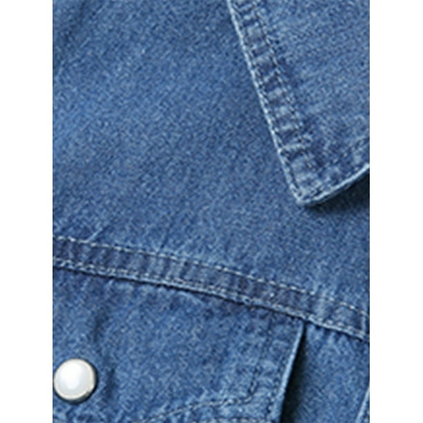 Innerwin Blouse Long Sleeve Women Denim Shirts Business Lapel Neck