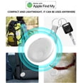thumbnail image 6 of Kebiory Key Finder, Bluetooth Luggage Tracker Tag Item Locator for Keys, Wallet, Suitcase, Pets and More, Works with Apple Find My (iOS only) (White,1 Pack), 6 of 10