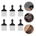 thumbnail image 2 of Juego de peines para cabello afro con dientes anchos de metal duradero para peinar el cabello rizado., 2 of 5