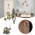 thumbnail image 1 of Decoración De Puerta Vintage, Campana De Puerta Con Forma De Animal De Estilo Retro Con Parte Trasera Magnética Y Agujeros Colgantes, Decoración Del Hogar Para Pared De Puerta Vogacara HA042557-02, 1 of 6