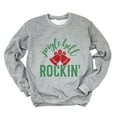 thumbnail image 5 of Jingle Bell Rockin' Bell Glitter -  Women's Sweatshirt, 5 of 11