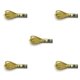 thumbnail image 2 of Toystoory Hilo de cableado de punto de cruz Línea de bordado de fibra de poliéster artesanal diferente para accesorio de regalo de Navidad GoldE3821 Type2 NO2 Toystoory CBP289118, 2 of 5