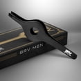 thumbnail image 6 of BRV MEN Wide Grip Slant Tweezers | Titanium Series | Ultra-Precision | Tweezers for Eyebrows & Nose/Ear/Facial Hair | Professional Tweezers for Women & Men - Black, 6 of 7