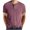 Red, variant on VSSSJ Mens Henley Shirts Short Sleeve Button Casual T Shirt Crew Neck Loose Workout Lightweight Classic Basic Tee Shirts with Pocket Red XL