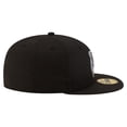 thumbnail image 7 of Men's New Era Black Boston Celtics Black & White Logo 59FIFTY Fitted Hat, 7 of 7
