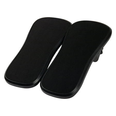 UPC: 0887530038112 | Mind Reader 2 Pack Wrist Rest Pad Clamps  Attaches to Desk  For Office  Computer  Laptop  Mac  Easy Typing Pain Relief  Black