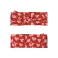 thumbnail image 3 of Fuzoiu Rose Flowers Print Baby Bow Headband for Newborns, Baby Girl Head Wrap,Baby Shower Gift,Stretchy Hair Accessories for Newborn Infant Toddlers Kids, 3 of 5