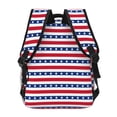 thumbnail image 4 of Easygdp Stars And Stripes Mochila Ergonómica Versátil para Laptop - Múltiples Bolsillos, Correas Ajustables, Unisex para Escuela, Viajes y Actividades al Aire Libre-One Size, 4 of 5