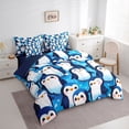 thumbnail image 3 of Castle Fairy Cute Penguin Twin Bedding Sets for Teens,Cartoon Animal Bedding Comforter Set, 3 of 8