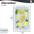 thumbnail image 4 of Stupell Industries Farmhouse Pastel Summer Lemons Canvas Art, 16 x 24, by Martina Pavlova, 4 of 8