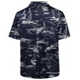 thumbnail image 5 of Geeksport Men's Flower Hawaiian Casual Shirts Button Down Floral Summer Beach Shirt for Vacation, 5 of 7