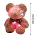 thumbnail image 3 of Fiudx Oso de Peluche Luminoso, Diseño Adorable con Ojos Grandes, Grabación de Audio de 10 Segundos, Luz Led Suave, Regalo Perfecto para San Valentín, Multifuncional, Tamaño de 20 Cm., 3 of 7