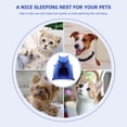 thumbnail image 4 of FESTFENDS Small Animal Cooling House Dog House Blue Breathable Summer 1Set, 4 of 8