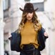 thumbnail image 4 of WRITWAA Sombrero Cowboy Unisex De Fieltro Café Con Ancha Para Fiestas Y Cosplay, 4 of 8