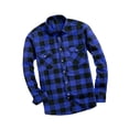 thumbnail image 2 of Chaqueta tipo camisa a cuadros, abrigo suave para hombre, ideal para actividades al aire libre, trabajo o invierno. XXXL, 2 of 9