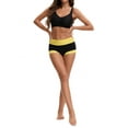thumbnail image 2 of INSPIRE CHIC Women's High Waisted Loose Classic Full Coverage Briefs Breathable Cotton Ladies Panties 2XL Yellow, 2 of 4