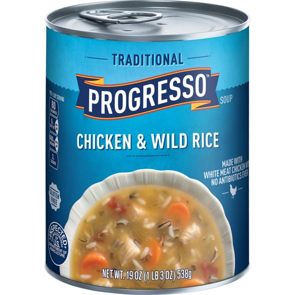 Progresso Traditional Chicken & Wild Rice Soup 19 oz (Pack of 2)