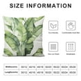 thumbnail image 6 of Jiayy Tropic Plant Banana Palm Leaves Throw Pillow Covers 2pcs Pillow Cover With Zipper Throw Pillow Cases Double Sided Plush Pillow Covers Decorative Throw Pillows Covers for Couch Living Room, 6 of 6