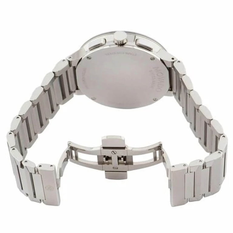 Movado Sapphire Chronograph Stainless Steel Mens Watch 0607239