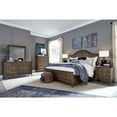 thumbnail image 4 of Magnussen Bay Creek Relaxed Traditional Toasted Nutmeg 3 Drawer Nightstand, 4 of 6
