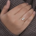 thumbnail image 2 of Cora Jewellery 3CT Pear Moissanite Engagemet Ring For Women, 18K Yellow Gold, 11.5 US, 2 of 8