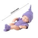 thumbnail image 3 of Muñeca bebé reborn realista de 18 cm con extremidades ajustables y piel de vinilo suave | Juguete de simulación realista para coleccionistas, accesorios de fotografía o regalo, 3 of 6