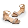 thumbnail image 4 of Sandalia DREAM PAIRS SDSD2320K para Niñas Dorada con Tacón Bajo de 3 cm, 4 of 6