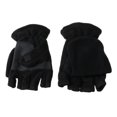thumbnail image 1 of Dosaele Insulated Warm Polar Fleece Convertible Mittens Flap Cover Fingerless Gloves, 1 of 19