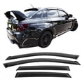 thumbnail image 2 of Ikon Motorsports Compatible with 08-11 Subaru Impreza 08-14 WRX STI Acrylic Window Visors Vent Windshield Deflector Rain Guard 4Pc Set Outside Mount 2008 2009 2010 2011 2012 2013 2014, 2 of 9