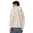 thumbnail image 4 of Honeii Cute Carrot Print Print Hoodies for Men, Pullover & Full Zip, Breathable Zip up Hoodie, Sweatshirt-X-Large, 4 of 5
