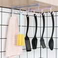 thumbnail image 3 of Under Cabinet Mug Rack, Rustic Mug Organizer Rack Cup Holder Under Shelf Rack for Mugs, Coffee Cups and Kitchen Utensils Display Hook Cupboard Hanger Organizer, 3 of 8