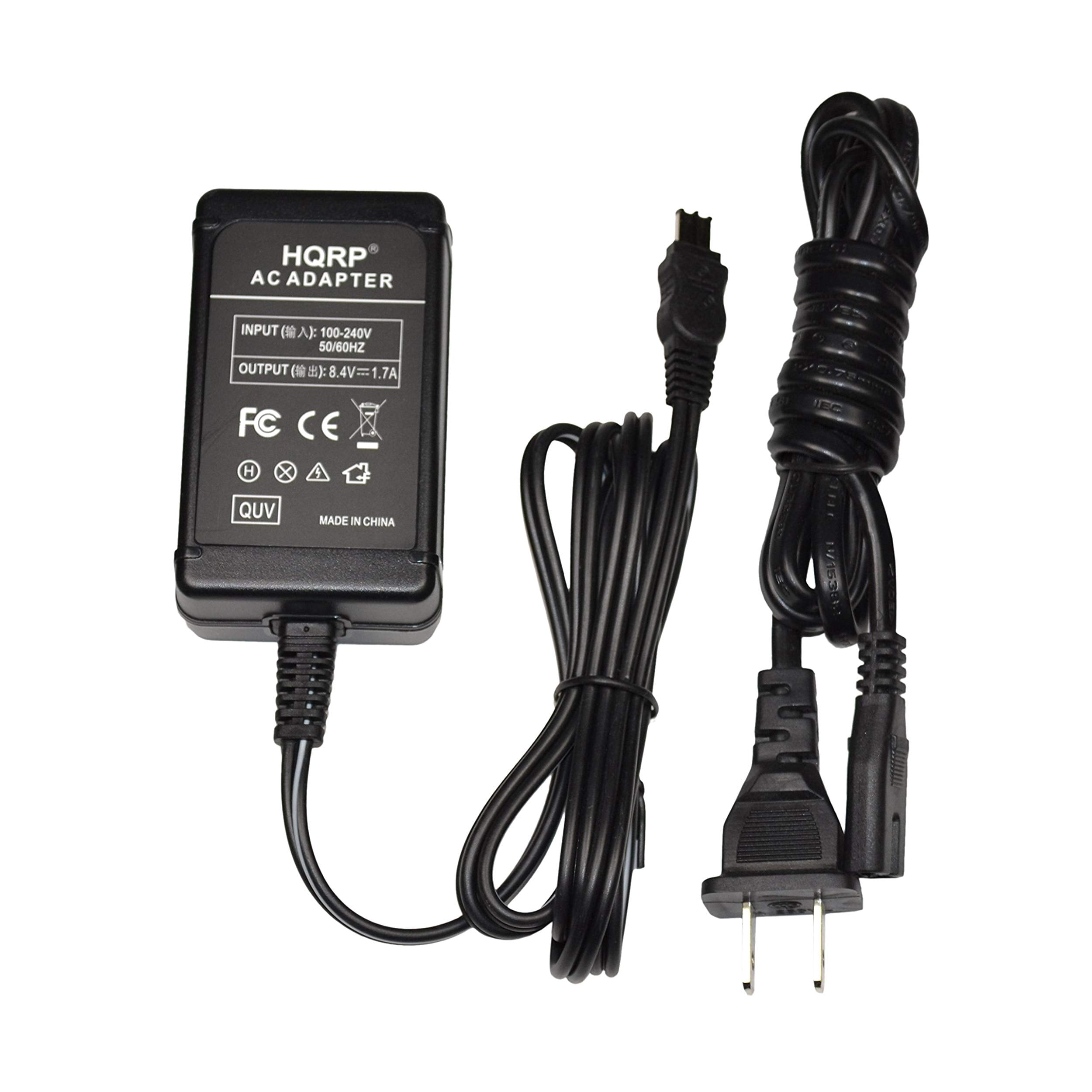 HQRP Netzteil Für Sony Handycam Camcorder – 8.4V 1.5A Adapter, UL-zertifiziert